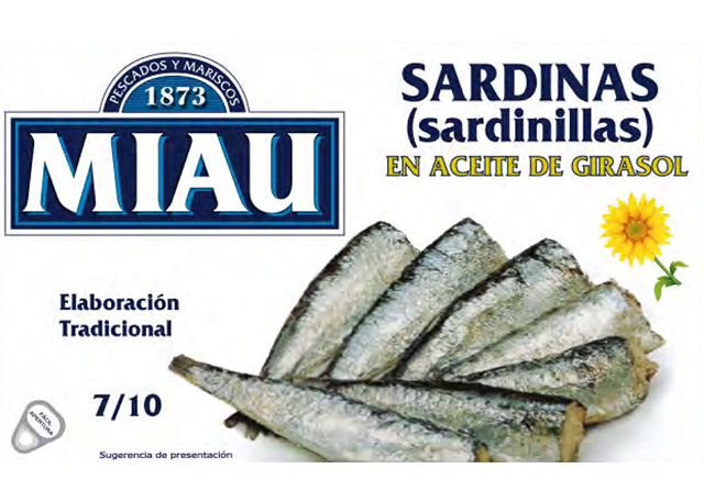 Small Sardines in Sunflower Oil