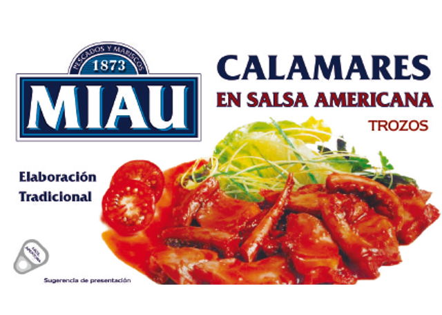 Squid in american Sauce