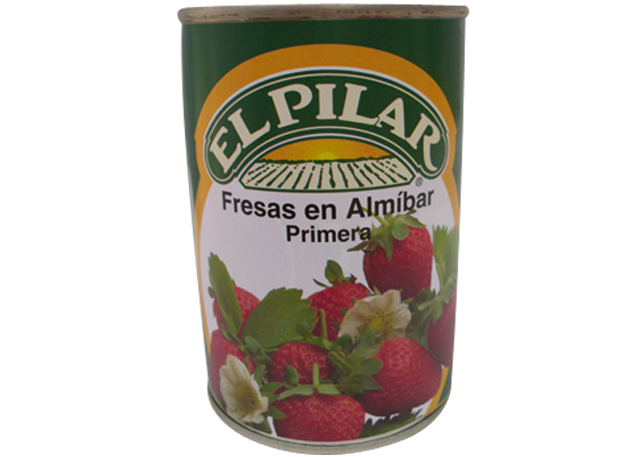 Whole strawberries in Syrup