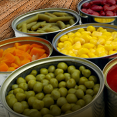 Jarred - Canned Fruit and Vegetables Frutas y Vegetales en Conserva